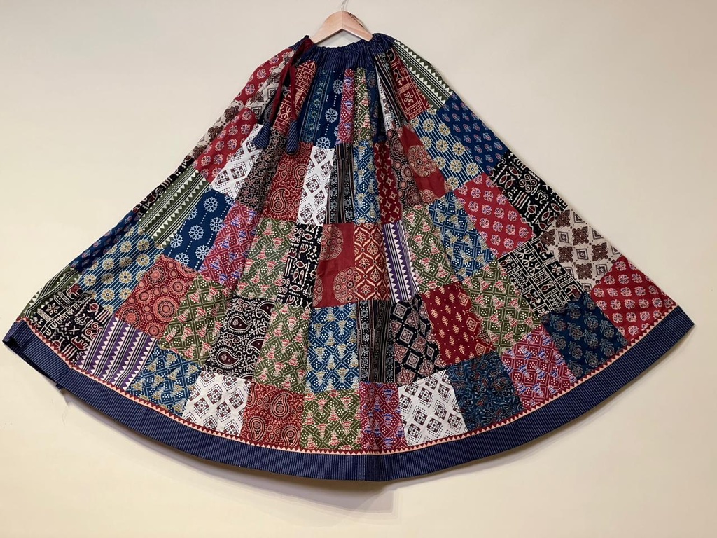 Ajrakh Boho Style Skirts 4556
