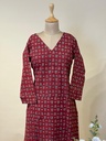Ajrakh Aline Cotton Kurti 5028