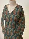Ajrakh Aline Cotton Kurti 5028