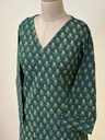 Ajrakh Aline Cotton Kurti 5028