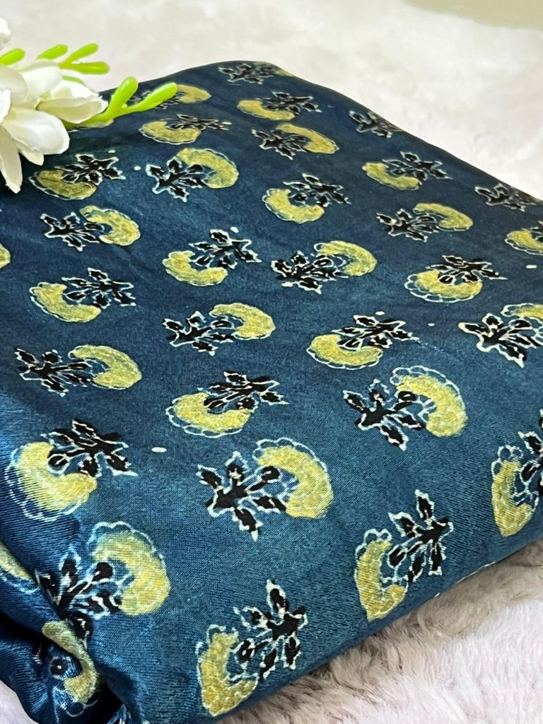 Ajrakh Mashru Fabric 4215