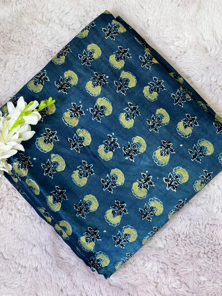 Ajrakh Mashru Fabric 4215