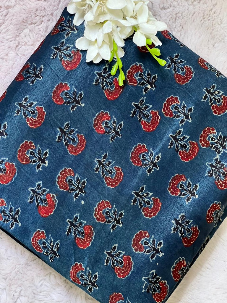 Ajrakh Mashru Fabric 4215