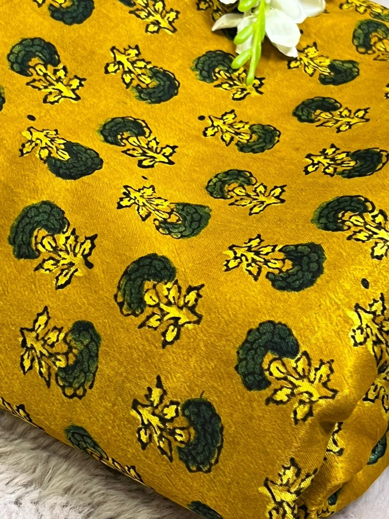 Ajrakh Mashru Fabric 4215