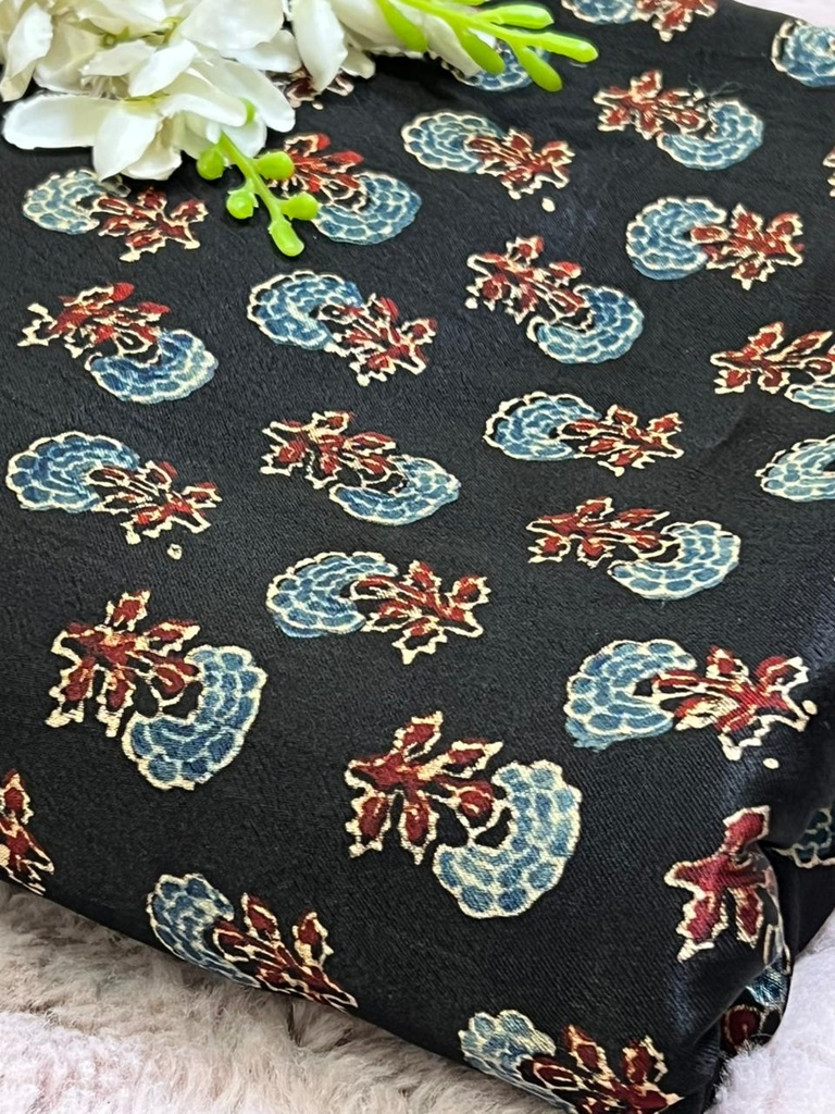 Ajrakh Mashru Fabric 4215