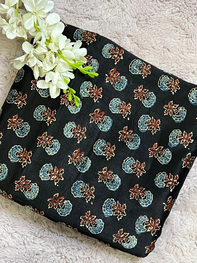 Ajrakh Mashru Fabric 4215