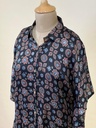 Ajrakh Modal Shirt Kaftans 5015 BLACK