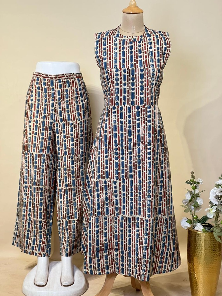 Ajrakh Cotton Coord Sets 5028