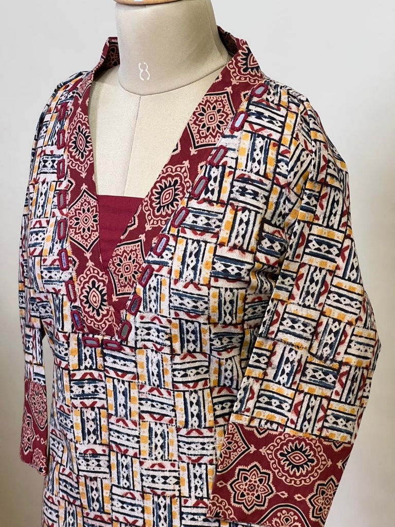 Kalamkari Cotton Coord Sets 5028 K1