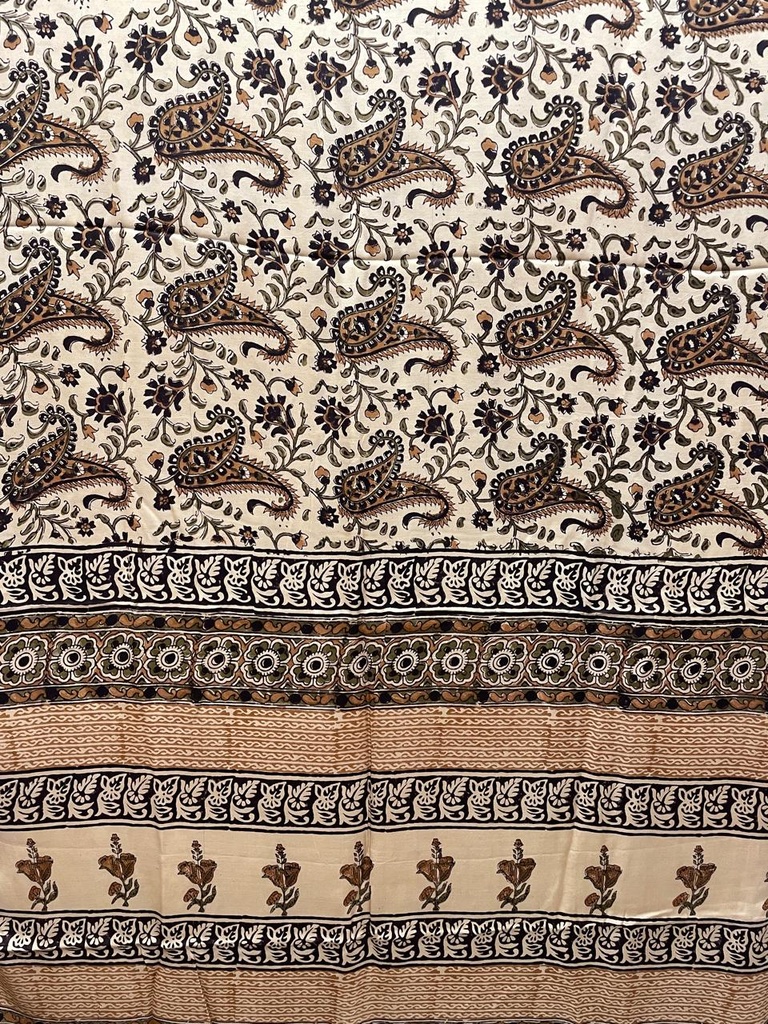  Kalamkari Modal Silk Saree 5034