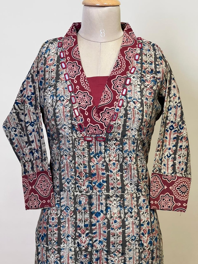Kalamkari Cotton Coord Sets 5028 K2