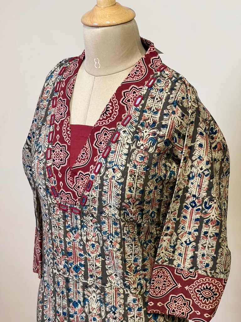 Kalamkari Cotton Coord Sets 5028 K2