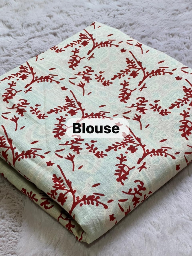 Zari border Cotton Sarees 5013