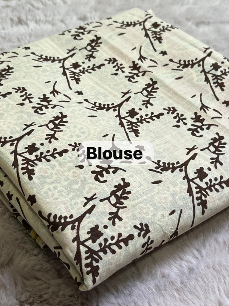 Zari border Cotton Sarees 5013