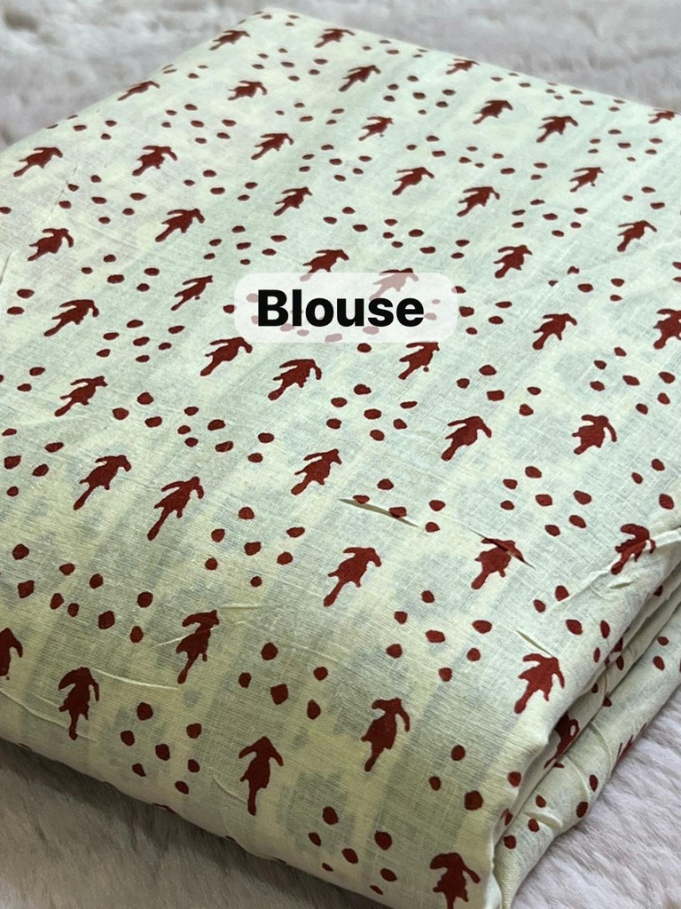 Zari border Cotton Sarees 5013