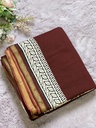 Zari border Cotton Sarees 5013