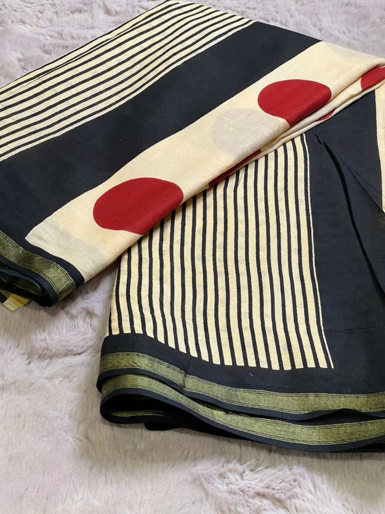 Zari border Cotton Sarees 5013