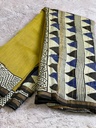 Chanderi Silk Cotton Sarees 5014 GREEN 1