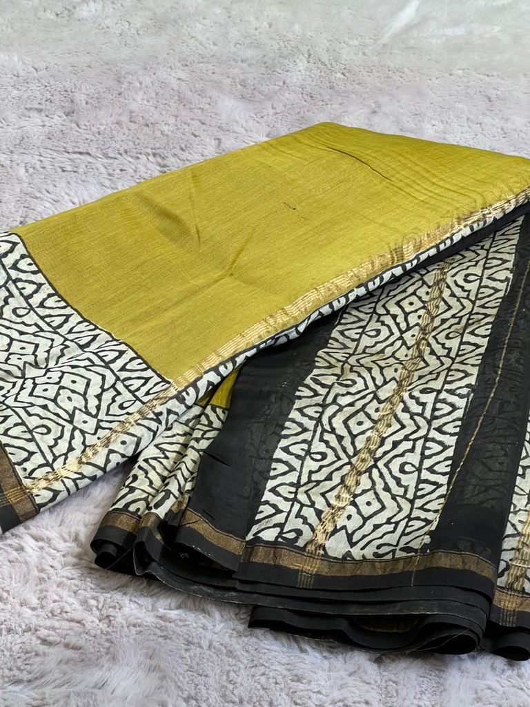 Chanderi Silk Cotton Sarees 5014