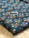 Ajrakh Chinon Sarees 5033 BLUE