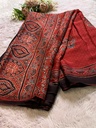 Ajrakh Chinon Sarees 5033