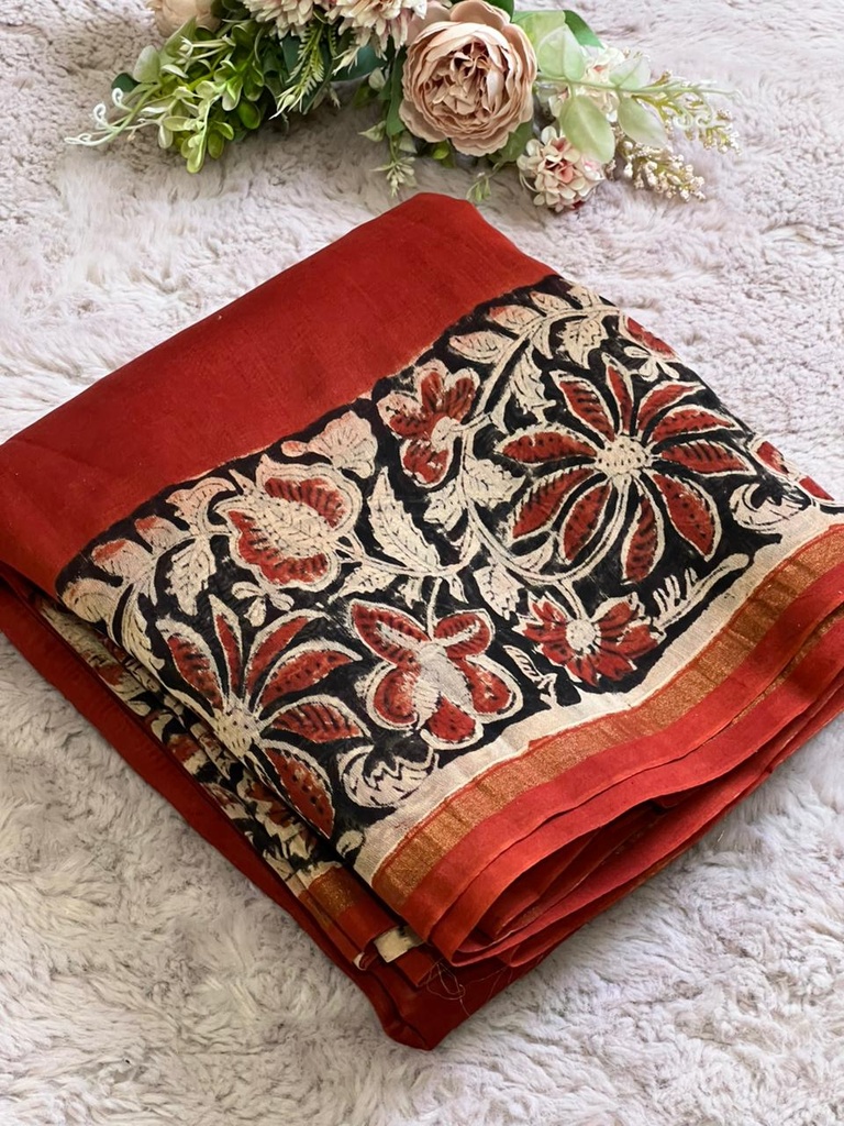 Chanderi Silk Cotton Sarees 5014