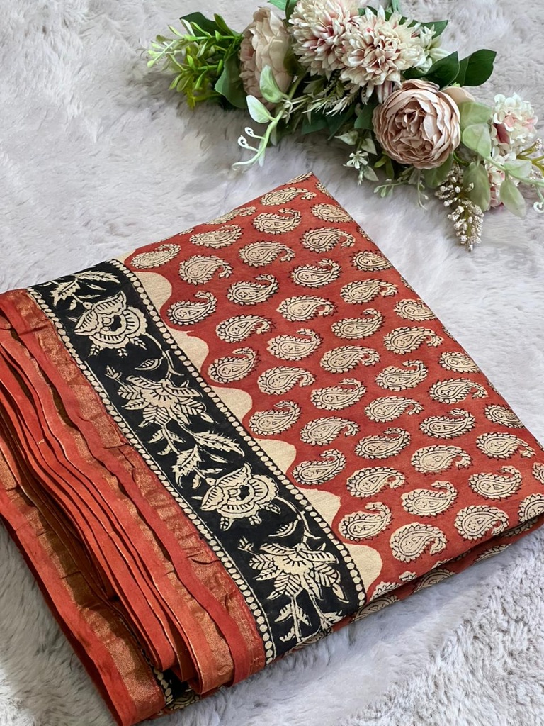 Chanderi Silk Cotton Sarees 5014