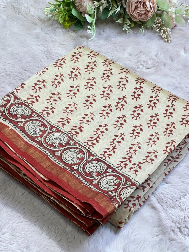 Chanderi Silk Cotton Sarees 5014