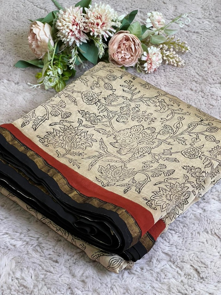 Chanderi Silk Cotton Sarees 5014