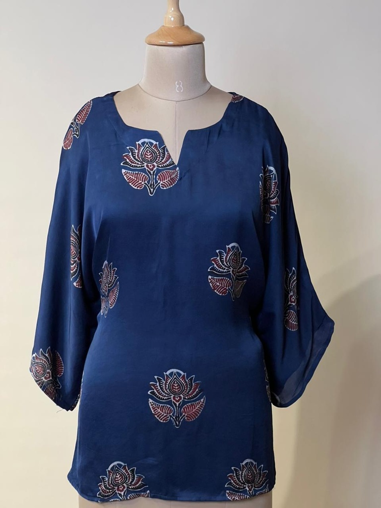 Ajrakh Modal Oversize Kurti 5015