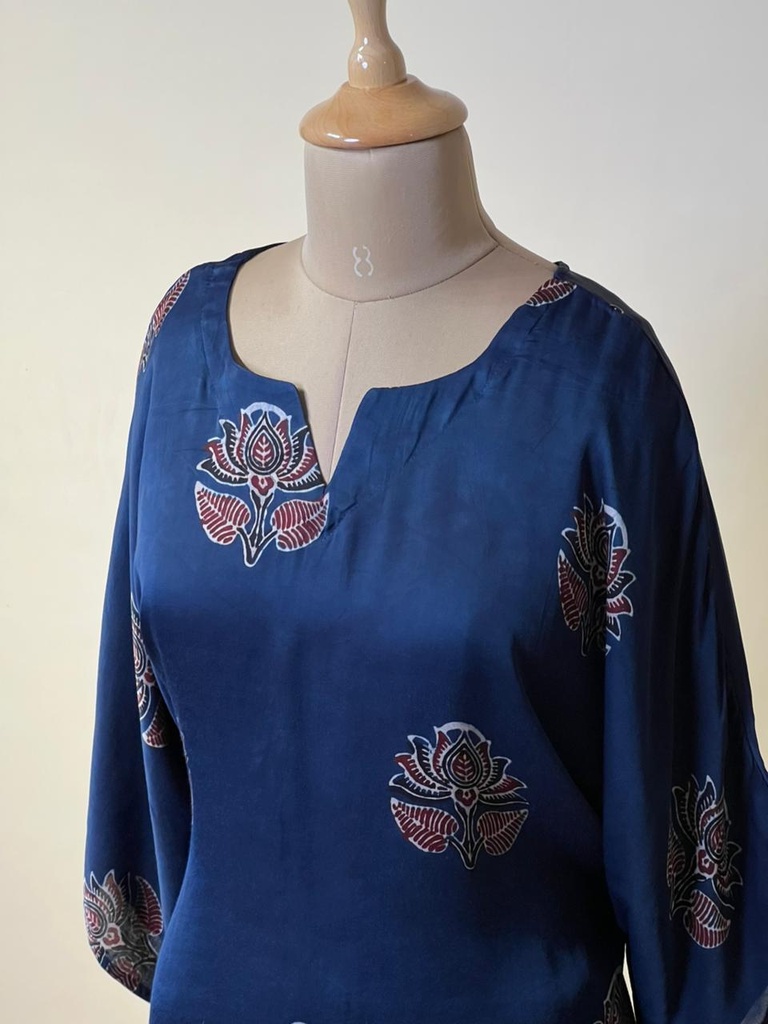 Ajrakh Modal Oversize Kurti 5015