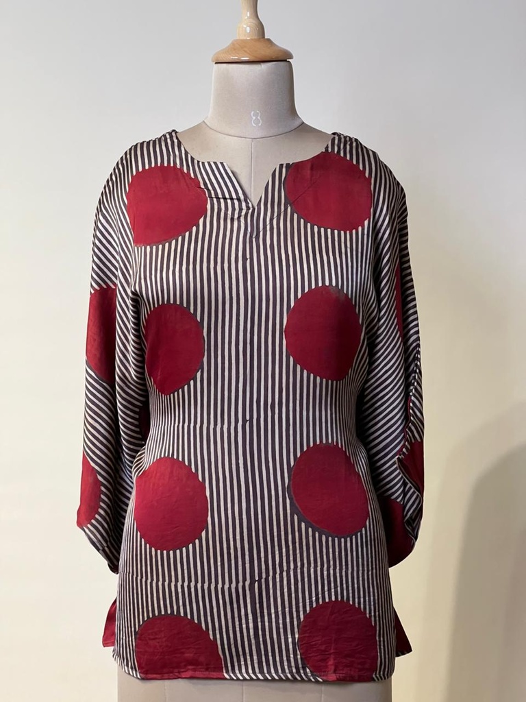 Ajrakh Modal Oversize Kurti 5015