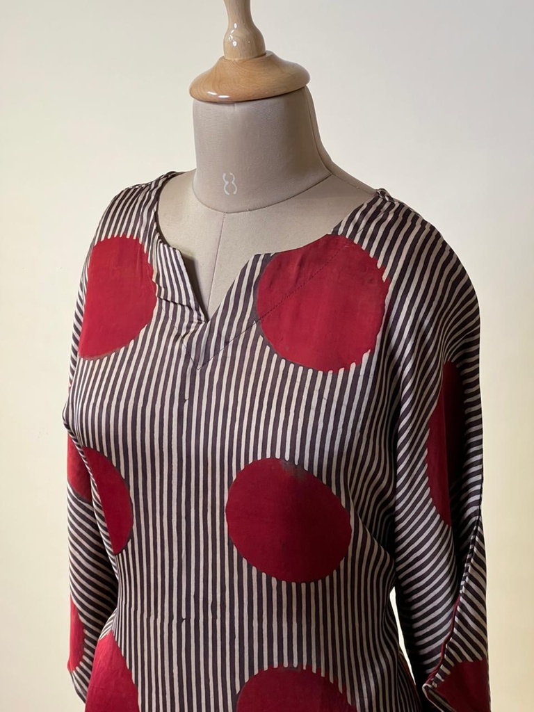 Ajrakh Modal Oversize Kurti 5015
