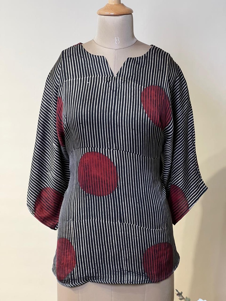 Ajrakh Modal Oversize Kurti 5015