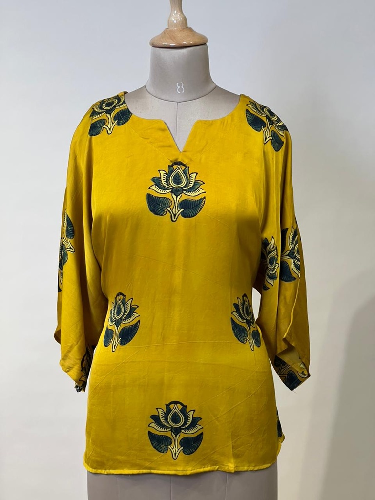 Ajrakh Modal Oversize Kurti 5015