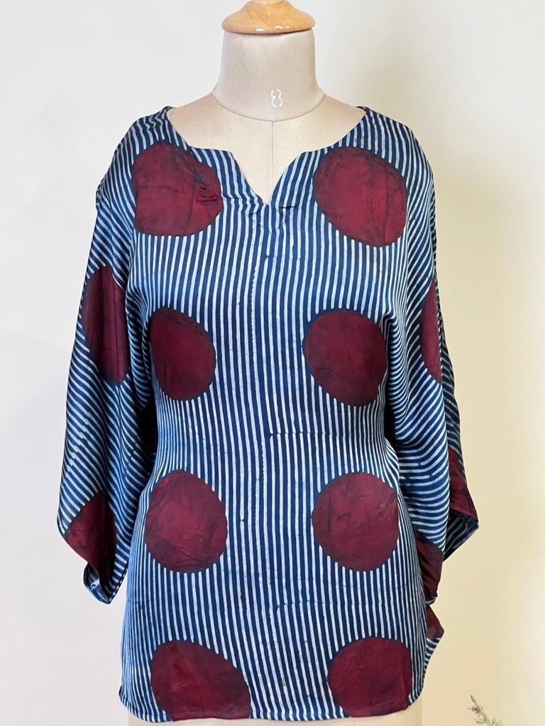 Ajrakh Modal Oversize Kurti 5015