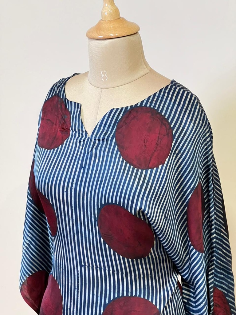 Ajrakh Modal Oversize Kurti 5015