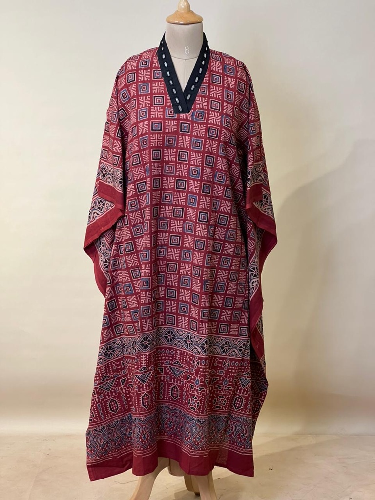 Ajrakh Cotton Kaftans 4802