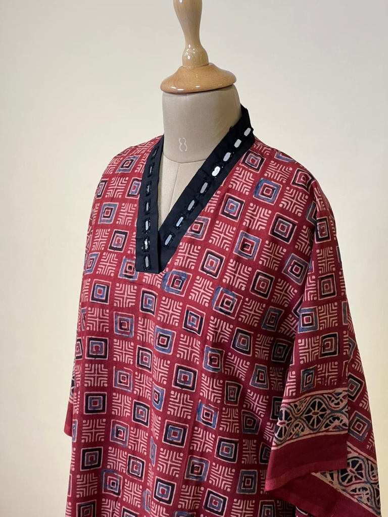 Ajrakh Cotton Kaftans 4802