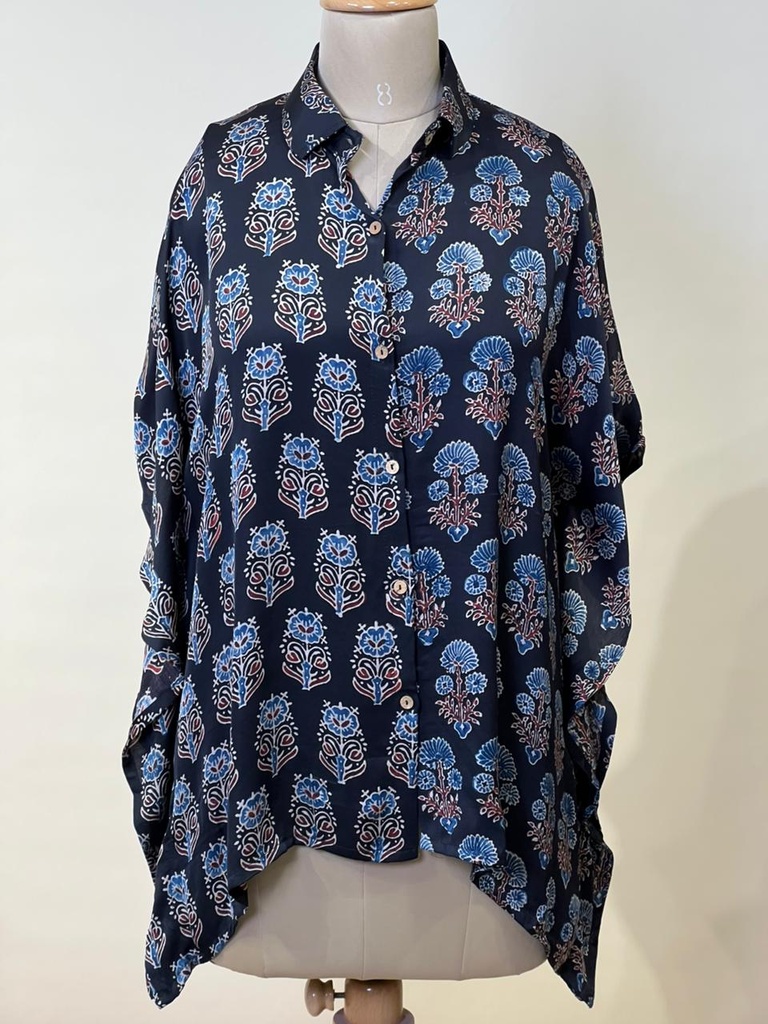 Ajrakh Modal Shirt Kaftans 5015