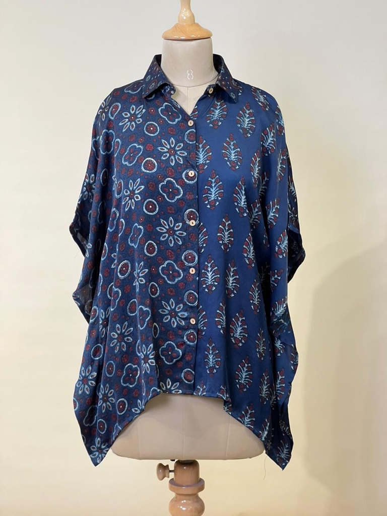Ajrakh Modal Shirt Kaftans 5015