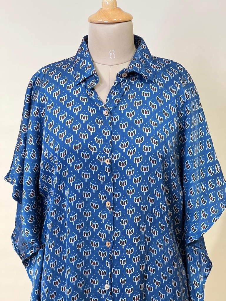Ajrakh Modal Shirt Kaftans 5015