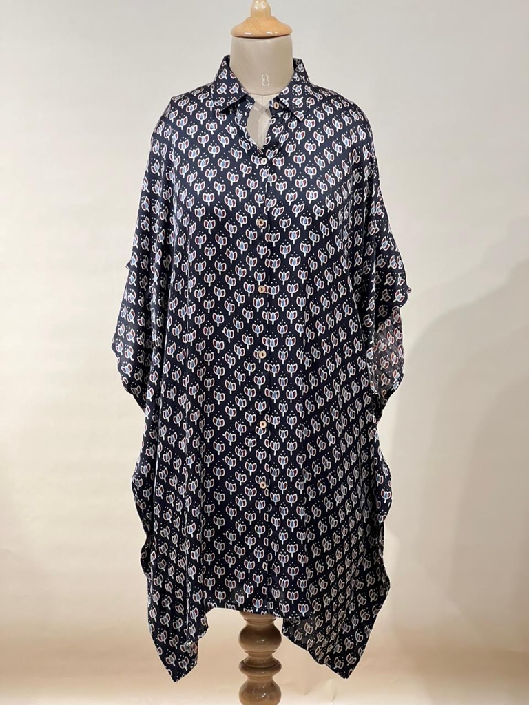 Ajrakh Modal Shirt Kaftans 5015