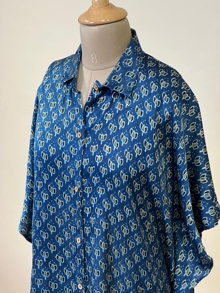 Ajrakh Modal Shirt Kaftans 5015