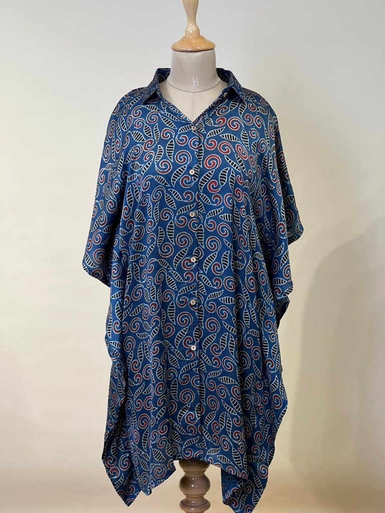 Ajrakh Modal Shirt Kaftans 5015