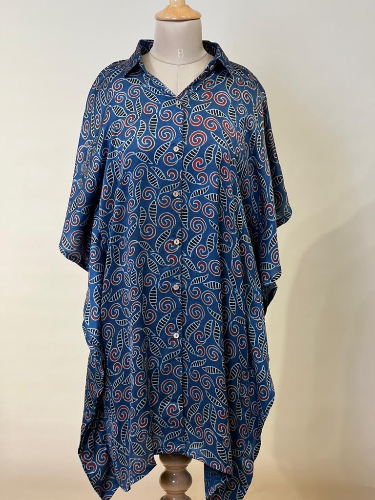 Ajrakh Modal Shirt Kaftans 5015