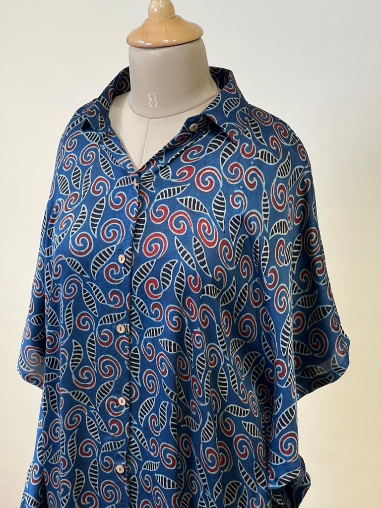 Ajrakh Modal Shirt Kaftans 5015