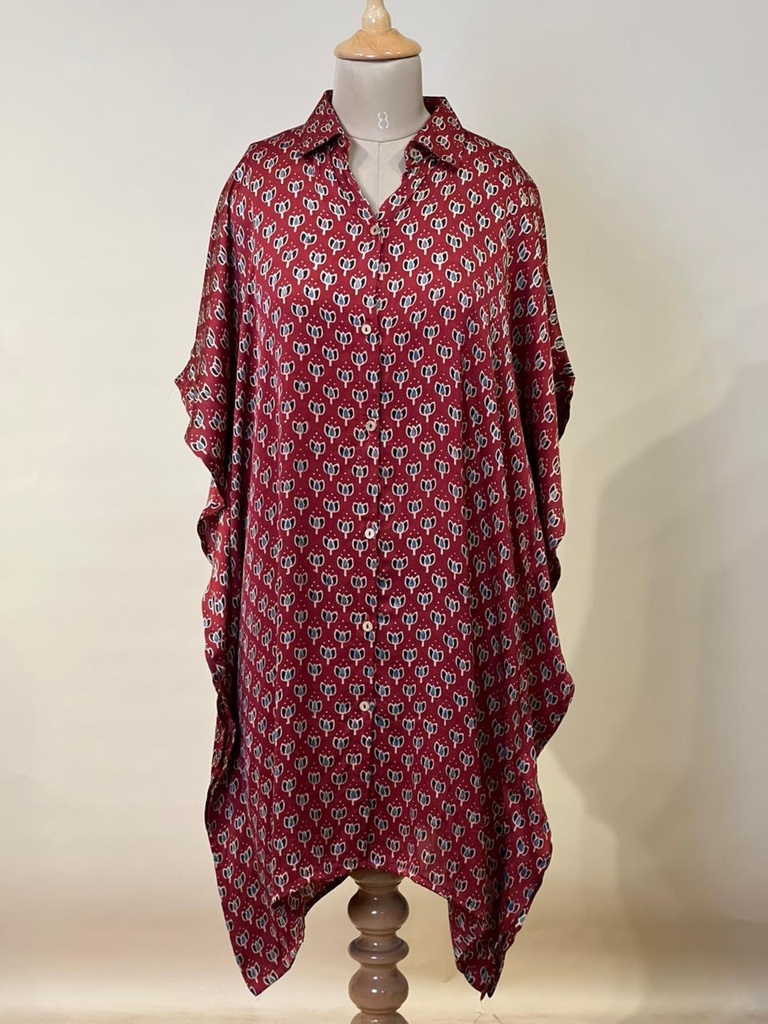 Ajrakh Modal Shirt Kaftans 5015