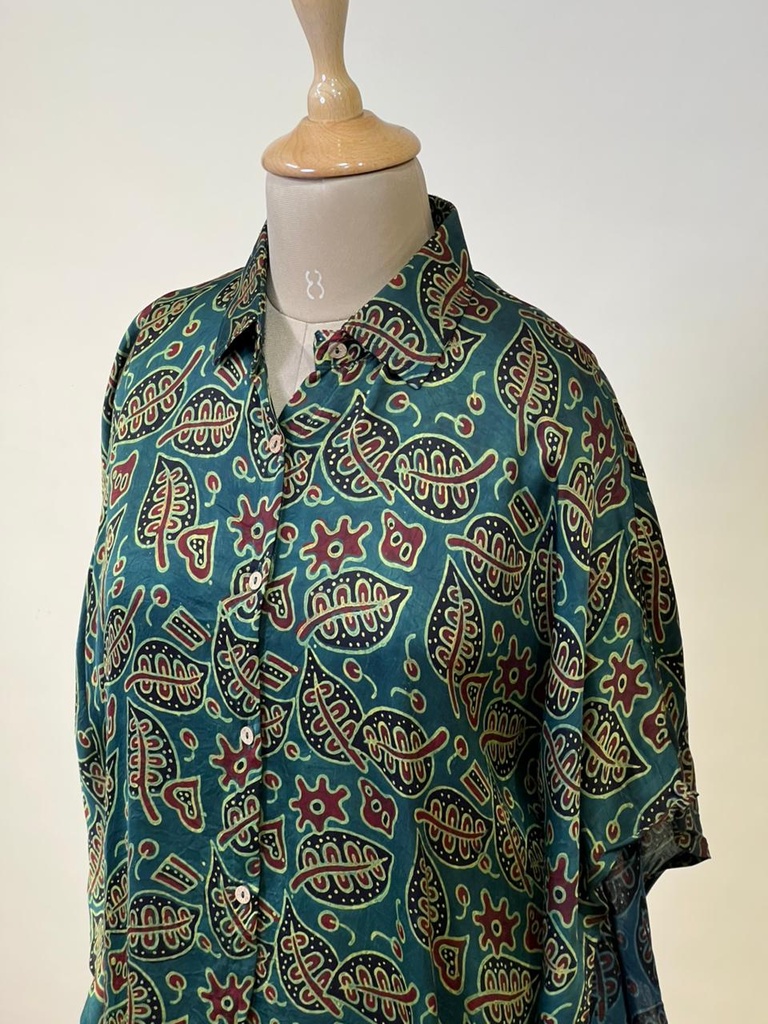 Ajrakh Modal Shirt Kaftans 5015