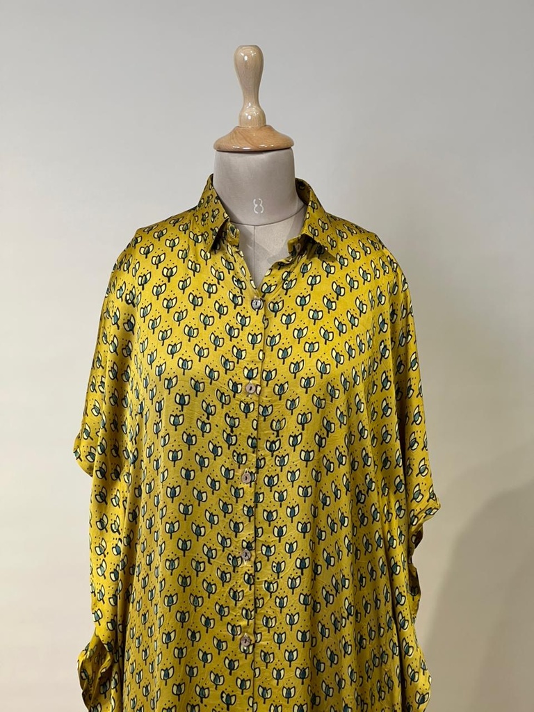 Ajrakh Modal Shirt Kaftans 5015